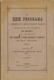 1662SPN A XXIX programă a gimnasiului mare publicu rom&acirc;nu de religiunea ort resărit&eacute;nă din Brașovu ... 1892/3 1893 Brașov anuar