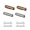 Set 4 Adaptori prindere curea de 20 mm Kwmobile pentru Xiaomi Redmi Watch 3 Active / Redmi Watch 3 Lite, Argintiu/Auriu, Otel, KWM0000255E002C