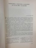 1958 Dan Berindei Infiintarea societatii academise si localurile Academiei EXTRAS din Monumente si Muzee