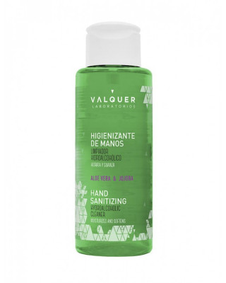 Solutie Igienizanta hidroalcolic pentru maini cu aloe Valquer 100ml foto