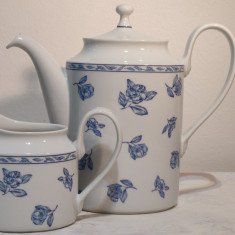 Set pt cafea, portelan fin Rosenthal Blue Elegance -