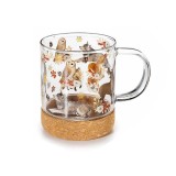 Cana Craciun sticla multicolora pluta II &Oslash; 7 cm x 8,5 H, 250 ml