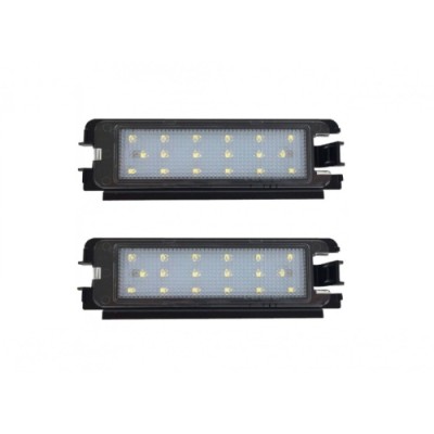 Set 2 lampi LED iluminare numar, Sandero 2, canbus foto