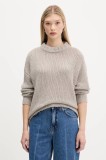 HUGO pulover de l&acirc;nă culoarea roz, 50522553
