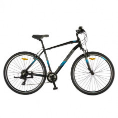 Bicicleta Trekking Polar Forester Comp - 28 inch, M-L (Negru/Albastru)