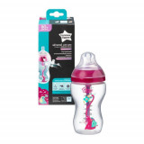 Cumpara ieftin Biberon anticolici +3 luni cu senzor de temperatura, 340 ml, Tommee Tippee