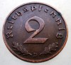 2.965 GERMANIA 2 REICHSPFENNIG 1937 D, Europa, Bronz