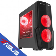 Sistem desktop Rogue 8 Powered by ASUS AMD Ryzen 7 2700 Octa Core 3.2 GHz 16GB RAM DDR4 AMD Radeon RX 570 STRIX GAMING 4GB DDR5 SSD 120GB M.2 + HDD 1T foto