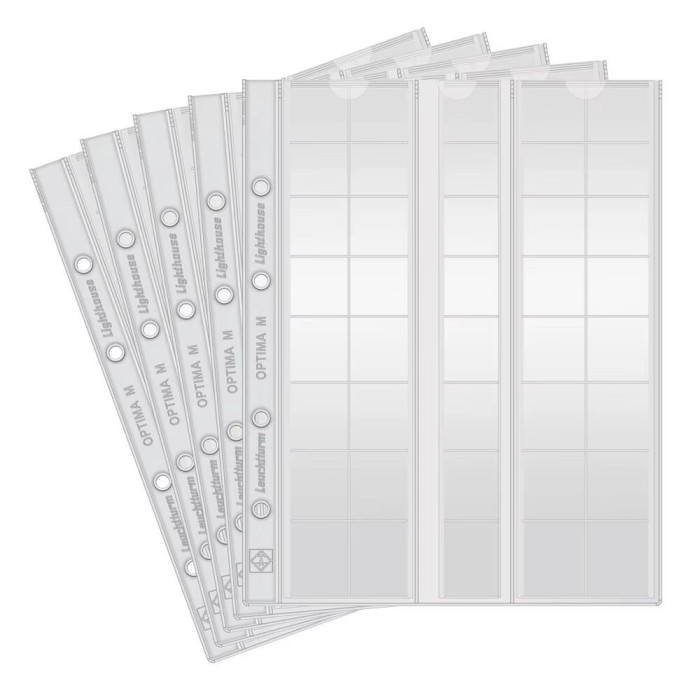 Set folii OPTIMA pentru 40 monede