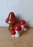 Lot ciuperci decorative ceramica