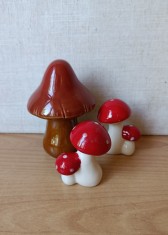 Lot ciuperci decorative ceramica