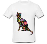Cumpara ieftin Tricou &quot; Colorful cat silhouette &quot;