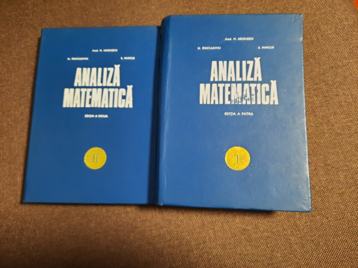 Analiza matematica - M. Nicolescu,N. Dinculeanu,S.Marcus - 2 volume - 1971 22/2