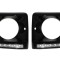 Carcasa faruri cu Lumini de zi dedicate LED DRL Crom Mercedes G-class W463 (1989-2012) G65 Design Negru Performance AutoTuning