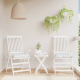 vidaXL Perne de scaun, 2 buc., 40x40x7 cm, textil, model frunze 361495