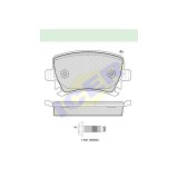 Set placute frana Icer 181600703, parte montare : Punte Spate