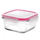 Set 24 Caserole patrate din sticla 375ml Fresco FRS227