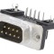 Conector D-Sub 9 Pin Soclu Tată Montare Panou 90&deg; 5A