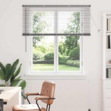 Jaluzea pentru Fereastră Argintiu 80 x 130 cm Aluminiu