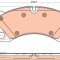 TRW GDB1969 COTEC set placute frana,frana disc