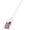 PATCH CORD S/FTP LOGILINK Cat6, LSZH, cupru, 1.5 m, alb, AWG27, dublu ecranat &quot;CQ2041S&quot; (timbru verde 0.18 lei)