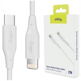 Cablu de date si incarcare Allity AUC-02 USB-C to Lightning 27W 1m Alb