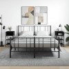 VidaXL Noptiere, 2 buc., negru, 35x34,5x70 cm, lemn compozit
