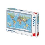 Puzzle - Harta politica a lumii (1000 piese), Edc