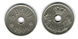 Romania 1906 - 5 bani J, XF