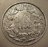 F.456 ELVETIA 1 FRANC 1900 B ARGINT