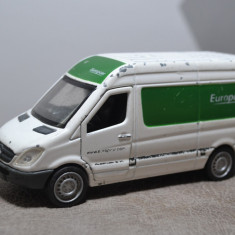 Macheta / jucarie masinuta metal, Mercedes EUROPCAR DICKIE cu motoras 1:43