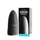 Masturbator Edge Pro, 3 Moduri Vibratii, 7 Moduri Rotatii, Functie Incalzire, USB, Negru