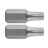 Set 2 biti Torx T40, 30 mm, din otel S2, rezistenti, pentru insurubare precisa