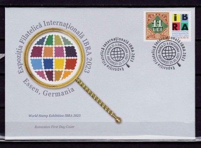 ✅RO 2023 FDC 2419 &amp;quot;Expozitia IBRA 2023 &amp;quot;, FDC in tiraj 235 plicuri ,MNH foto