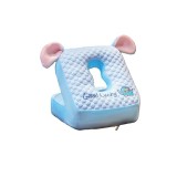 Perna din Spuma, pentru Birou, Calatorii, Pauze, Model Elefant, Microfibra, 30x35x30 cm, Albastru