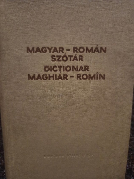 Kelemen Bela - Dictionar maghiar - roman (1961)