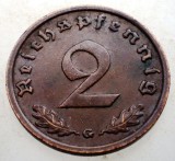 2.879 GERMANIA 2 REICHSPFENNIG 1938 G, Europa, Bronz