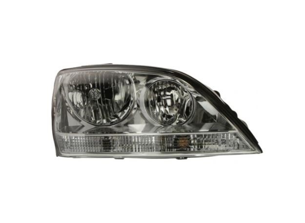 Far KIA SORENTO (JC), 08.2002-01.2006, partea dreapta, DEPO, tip bec H1+H7+PY21W+W5W; manual; lucas alb, argintiu; halogen
