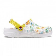 Saboti Crocs Classic Pokemon 2 Clog Alb - White/Multi