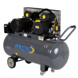 Compresor aer Stager HMV0.6/200, 200L, 8bar, 600L/min, trifazat, angrenare curea
