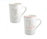 Set Cani New Bone Mr Right - Mrs Always Right 350ml - 2buc