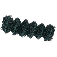 vidaXL Gard cu plasă de s&acirc;rmă Verde 10 x 0.4 m Oțel 42004770