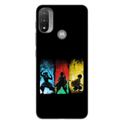 Husa compatibila cu Motorola Moto E20 Silicon Gel Tpu Model Demon Slayer Team foto