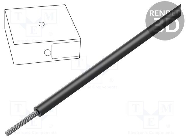 Cablu &Ouml;LFLEX&reg; HEAT 125 SC 1x10mm2 LAPP Negru -55&divide;125&deg;C