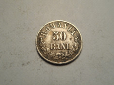 50 bani 1873 Patina Frumoasa foto