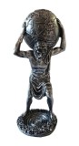 Cumpara ieftin Statueta decorativa, Atlas, Argintiu, 29 cm, GXL020