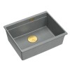Chiuveta din granit Logan 100 Grey Metallic