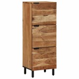 VidaXL Bufet cu raft cu ușă Maro 40 x 33 x 110 cm Lemn masiv de acacia