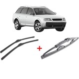 Cumpara ieftin Set 3 stergatoare AUDI ALLROAD C5 (4BH) 2000 - 2005, parbriz si luneta, Bosch Twin