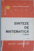 Sinteze Matematica Aplicatii Vol. 3, Catalin Petru Nicolescu, Albatros 1990, Hardcover